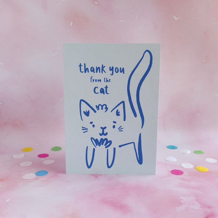 Thank you from the cat card