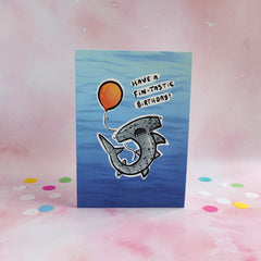 Have a fin-tastic birthday card