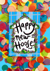 Happy new hoose card