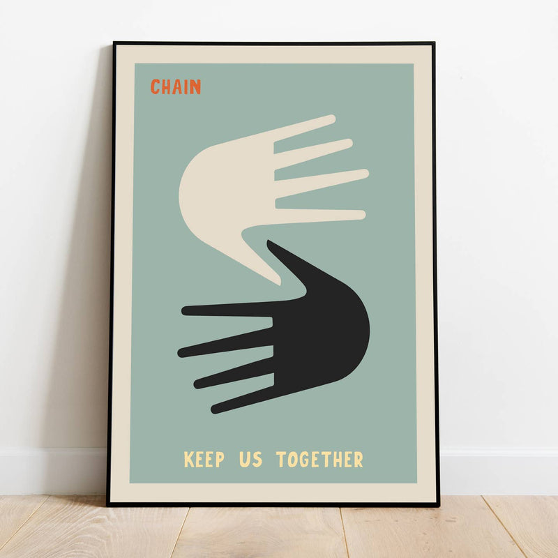 Fleetwood Mac - Chain/Keep us together A5 print