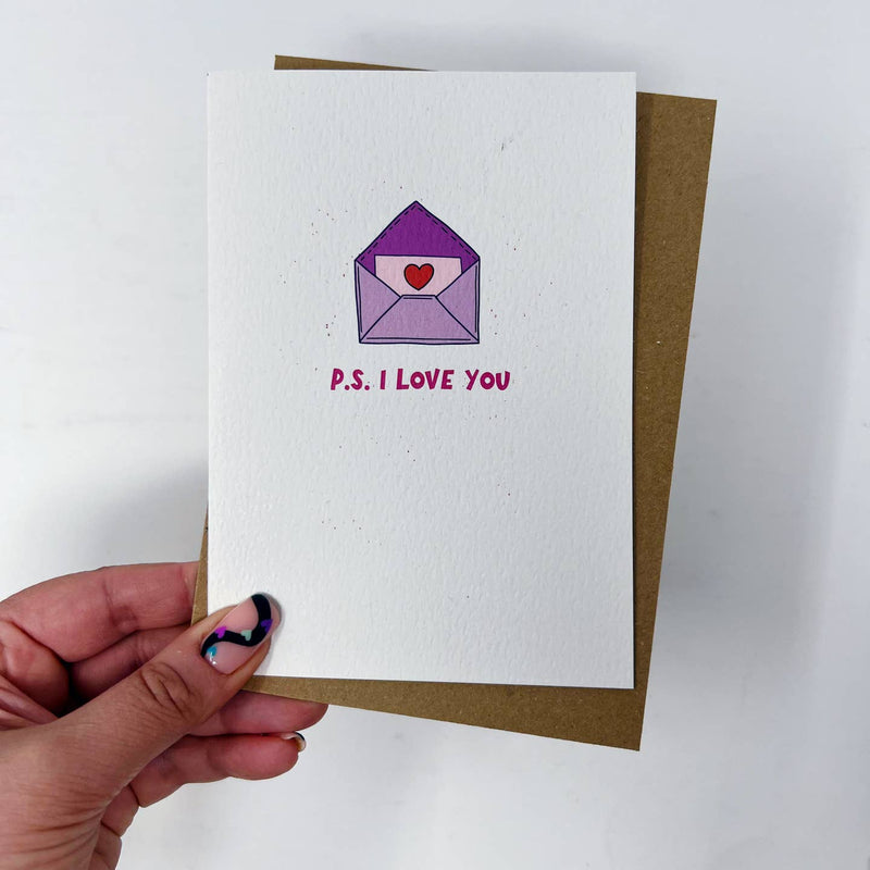 p.s. I love you card