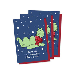 Have an unbelievable Christmas - pack of 5 mini cards