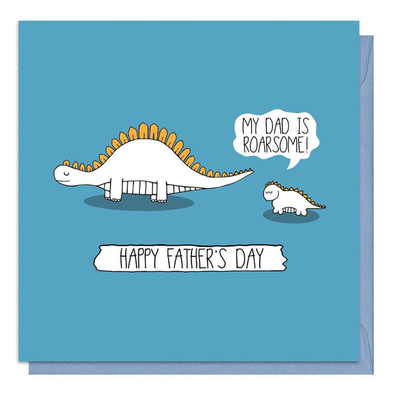 My dad is roarsome - Happy Father's Day card