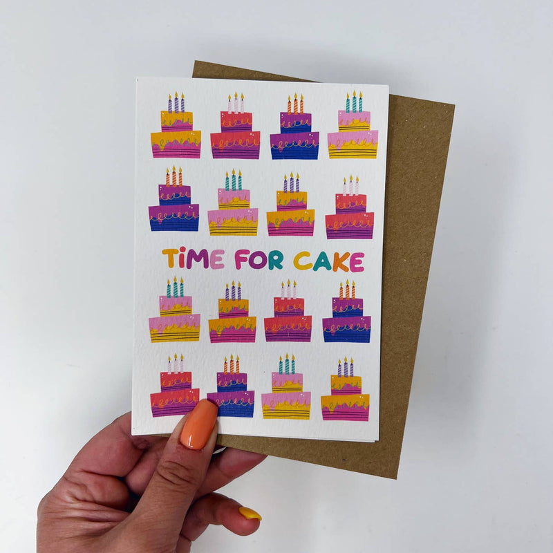 Time for cake card