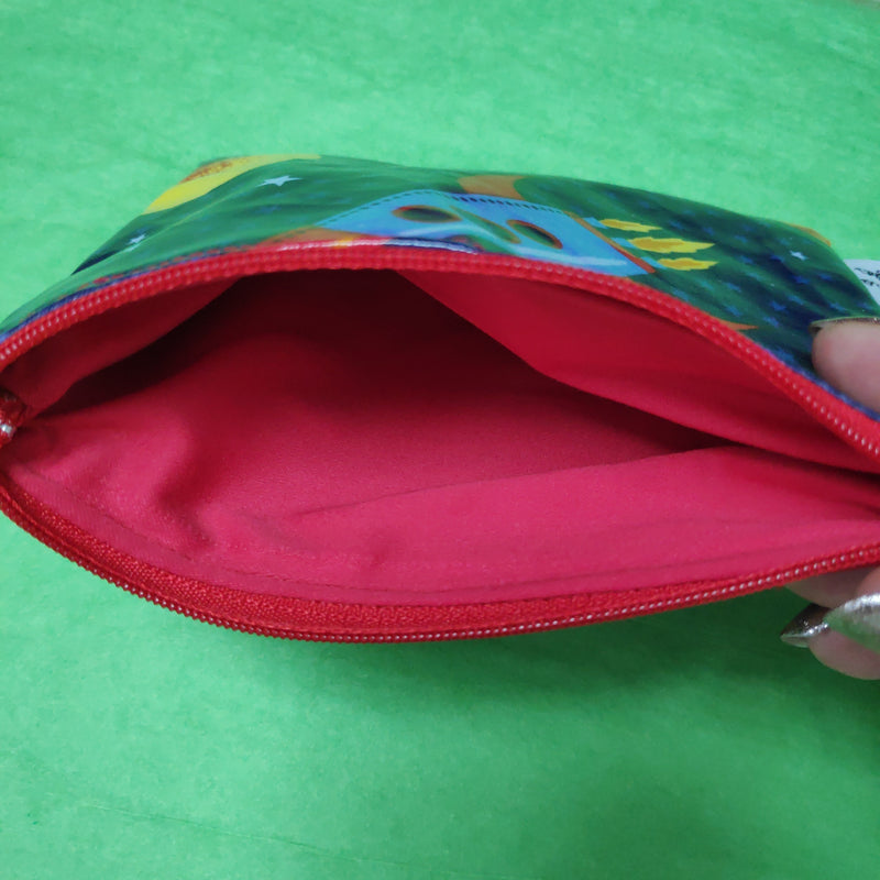 PVC zipped pouch/ coin purse - Space