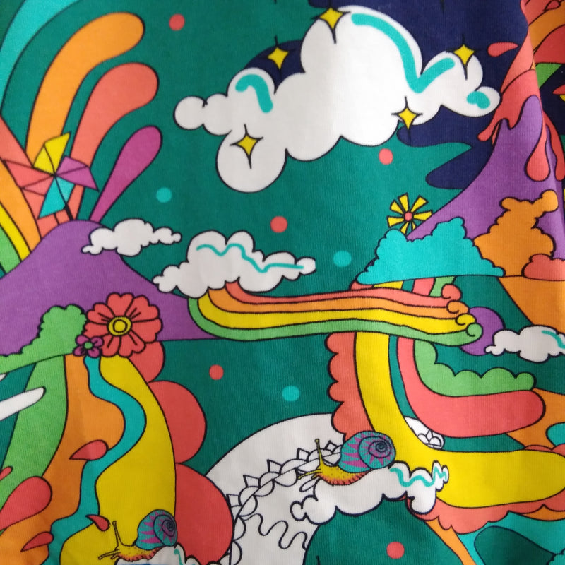 Long sleeved child t-shirt - psychedelic snails(18-24 months)