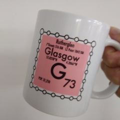 Glasgow postcode mug - G73 area