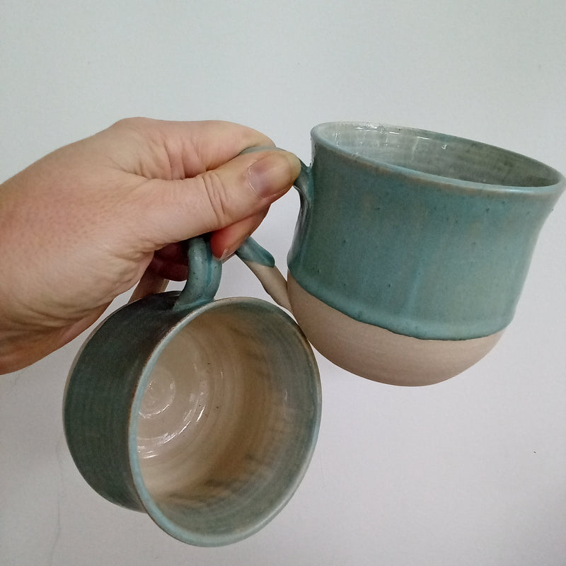 Hand thrown Clyde Coast glaze mug