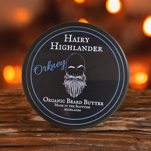 Orkney organic beard butter - Sweet Orange, Bergamot & Cedarwood