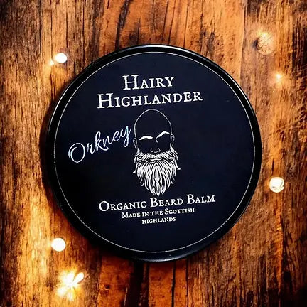 Orkney organic beard balm - Sweet Orange, Bergamot, & Cedarwood