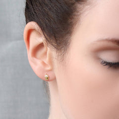 Acorn stud earrings