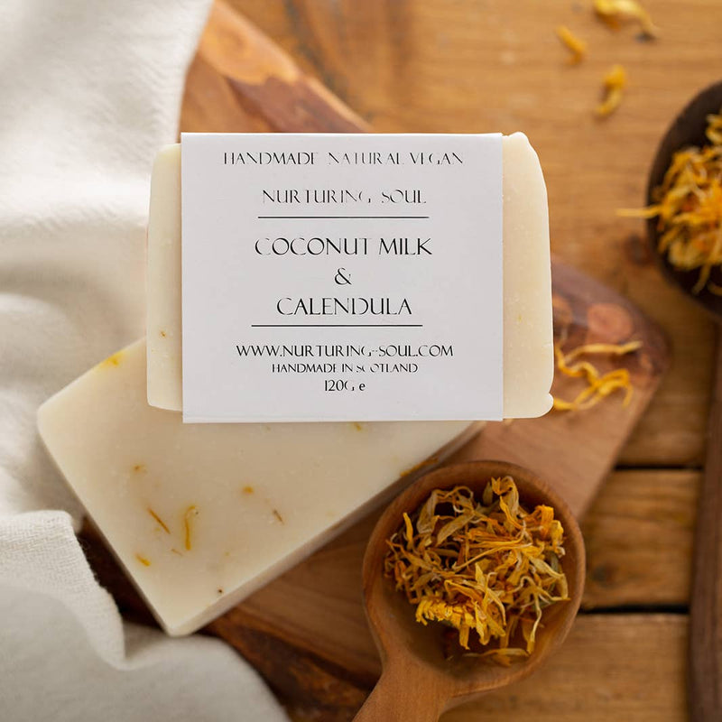 Coconut Milk and Calendula (Unscented) Soap