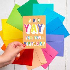 A big yay for your birthday card