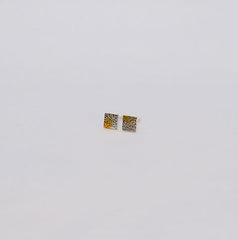 Sterling silver midi square studs - different versions available