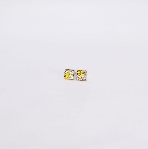 Sterling silver midi square studs - different versions available