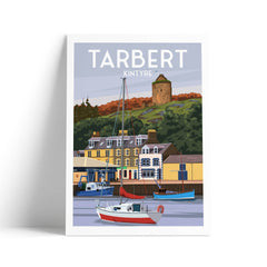 Tarbert, Kintyre A4 travel poster print