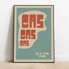 The Rolling Stones Gas Gas Gas A5 print