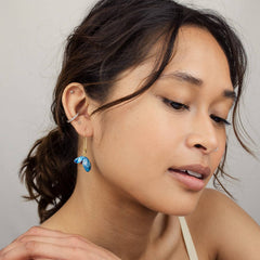 Bluebell drop earrings