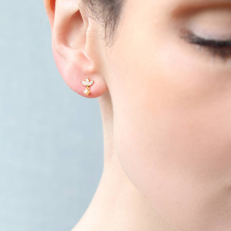 Japanese Petal Stud Earrings