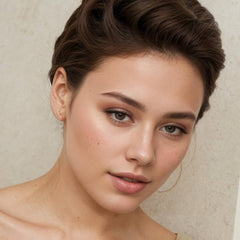Lily of the valley stud earrings