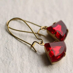 Ruby Deco earrings