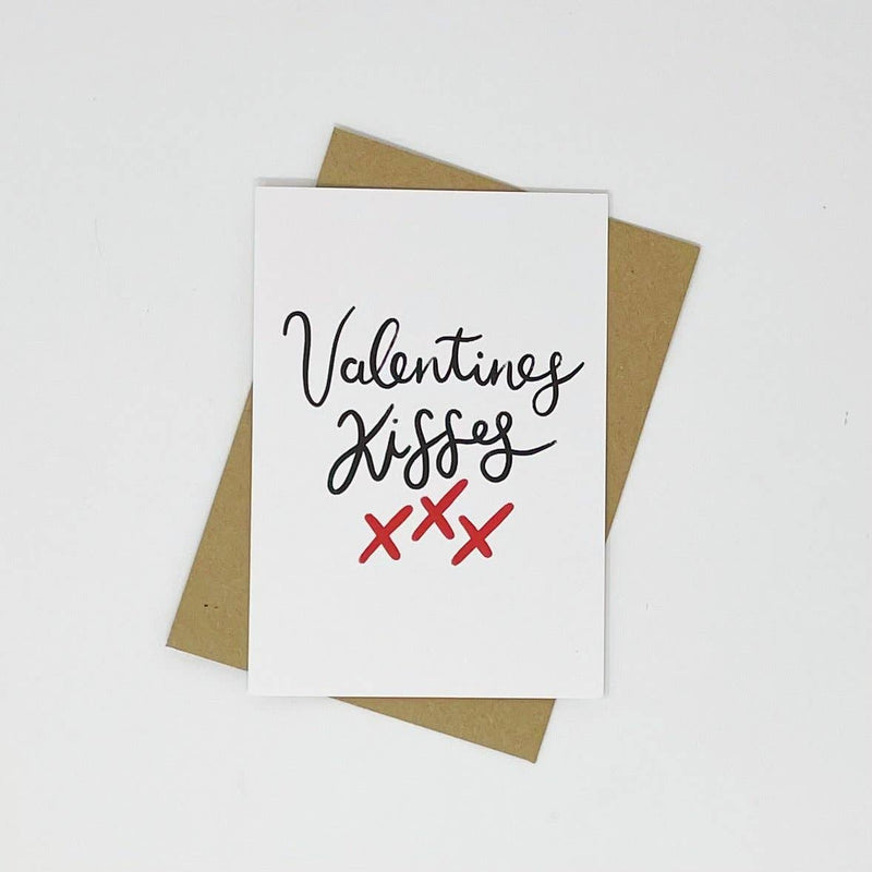 Valentine's kisses card