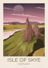 Isle of Skye A4 travel poster print