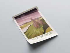 Isle of Skye A4 travel poster print