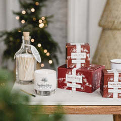 Sandwick Bay festive scented glass candles (different scents available)