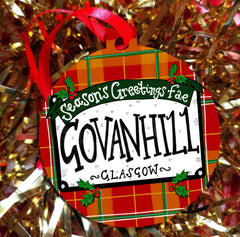 Season's Greetings fae Govanhill bauble