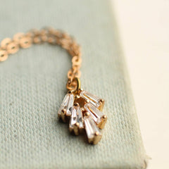 Art Deco crystal necklace