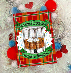 Season’s Greetings & Slainte Mhath Christmas card