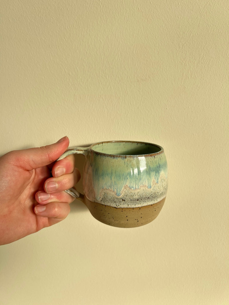 Handmade Ceramic Mug - sea green
