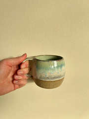 Handmade Ceramic Mug - sea green