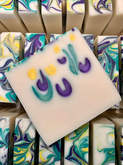 Wild Blue Iris soap