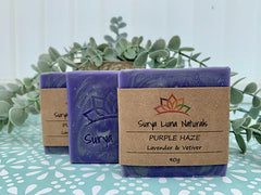 Purple Haze soap - Lavender & Vetiver