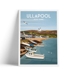 Ullapool A4 travel poster print