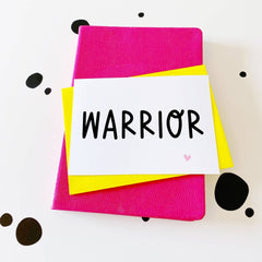 Warrior card