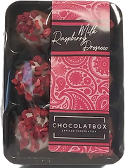 Belgian Milk Chocolates With Raspberry And Prosecco Filling, 6 Pack