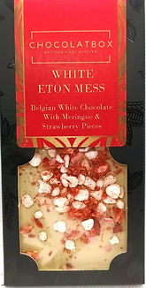 Belgian White Chocolate Eton Mess with Strawberry & Meringue Bar