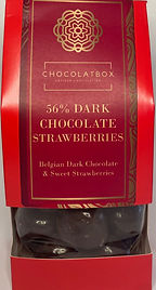 Dark 56% Belgian Chocolate Covered freeze dried strawberries