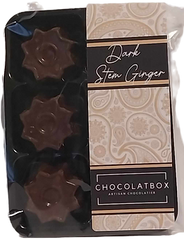 Belgian 56% Dark Chocolate Stem Gingers, Spicy 6 Pack