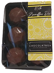 Belgian Milk Chocolate Banoffee Pie chocolates, 6 Pack