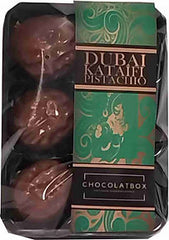 Belgian milk chocolate Dubai kataifi crispy  pistachio, 6 Pack