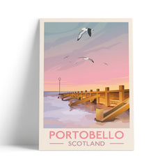 Portobello A4 travel poster print