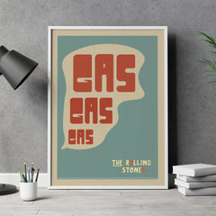 The Rolling Stones Gas Gas Gas A5 print