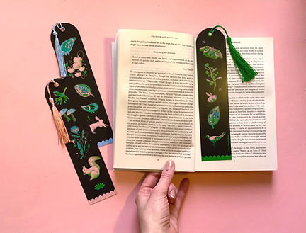 Illustrated bookmark