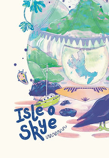 Isle of Skye illustration A4 print