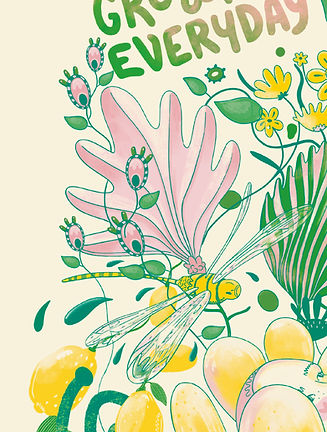 Growing Everyday A4 print