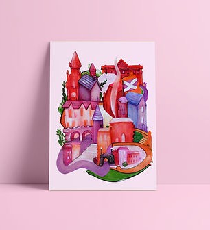City Dreams A4 print